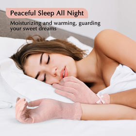 Evridwear Lightweight Pink Gloves with thicker feel for moisturizing hands.