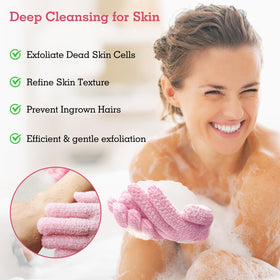 Close-up of Evridwear glove texture for effective scrubbing.