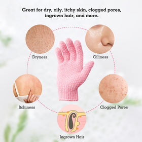 Evridwear glove shows light, moderate, and heavy levels for customized care.