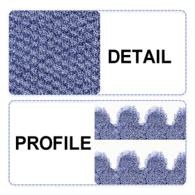 Evridwear dual-texture gloves close-up showing two exfoliating surfaces.
