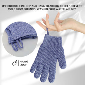 Evridwear gloves with hanging loop ready for air drying.