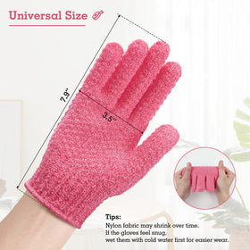 Evridwear exfoliating gloves may improve skincare absorption.