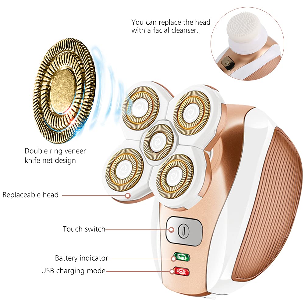 EwaCCen rose gold cleaning brush included for easy maintenance