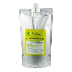 Ex Ceramide PPT Treatment 1000ml bottle promotes deep hydration for smooth, manageable hair