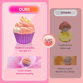 Excalla Peach scent helps uplift mood with a bright, cheerful bath.