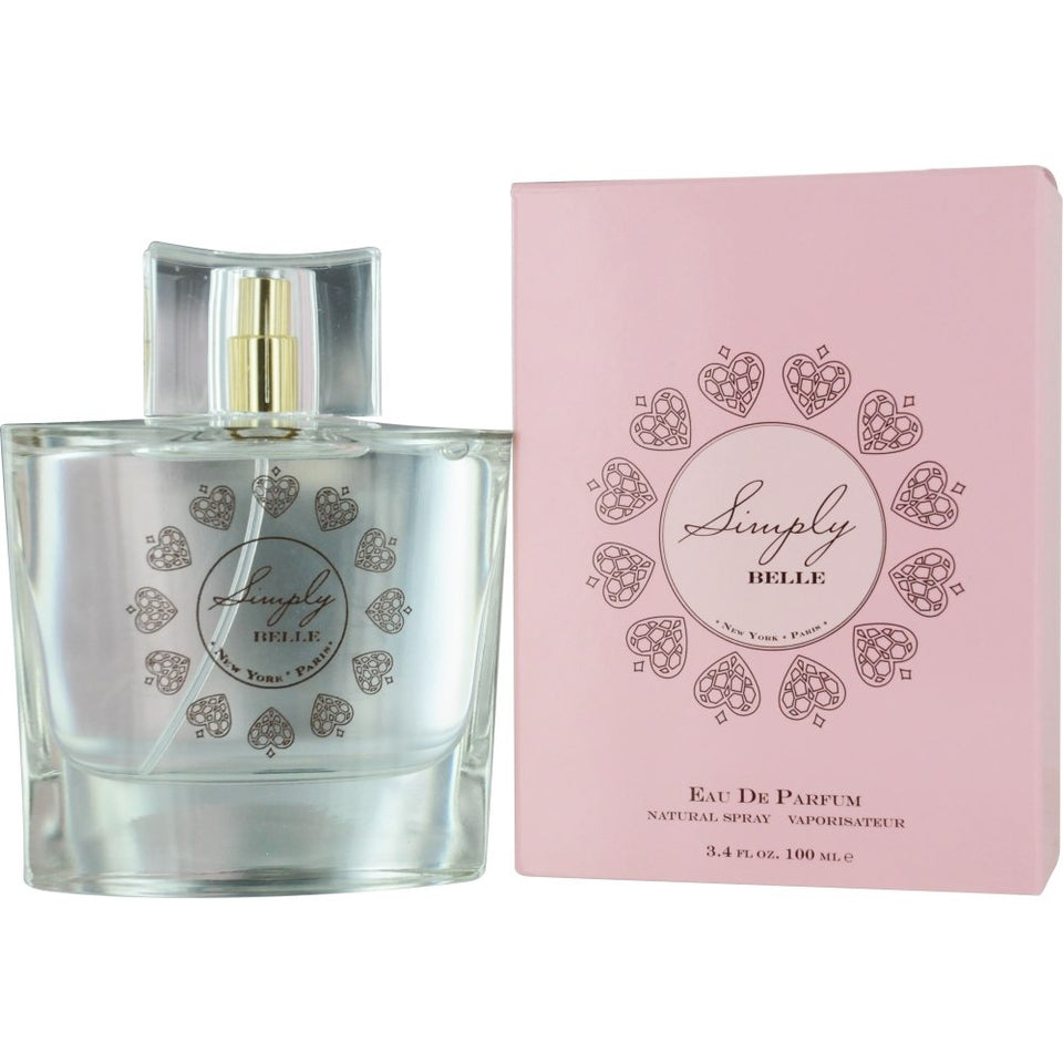 Exceptional Parfums Simply Belle Eau de Parfum Spray in a 34-ounce bottle for daily wear and long-lasting scent