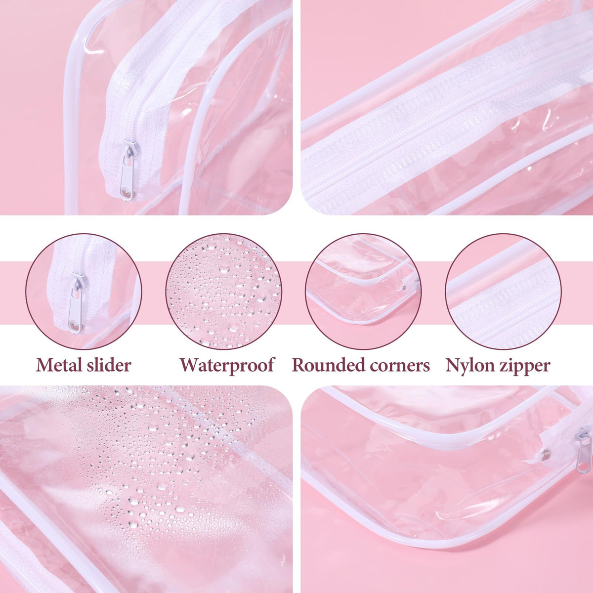 Exclaith waterproof travel organization bags protect contents in transit.