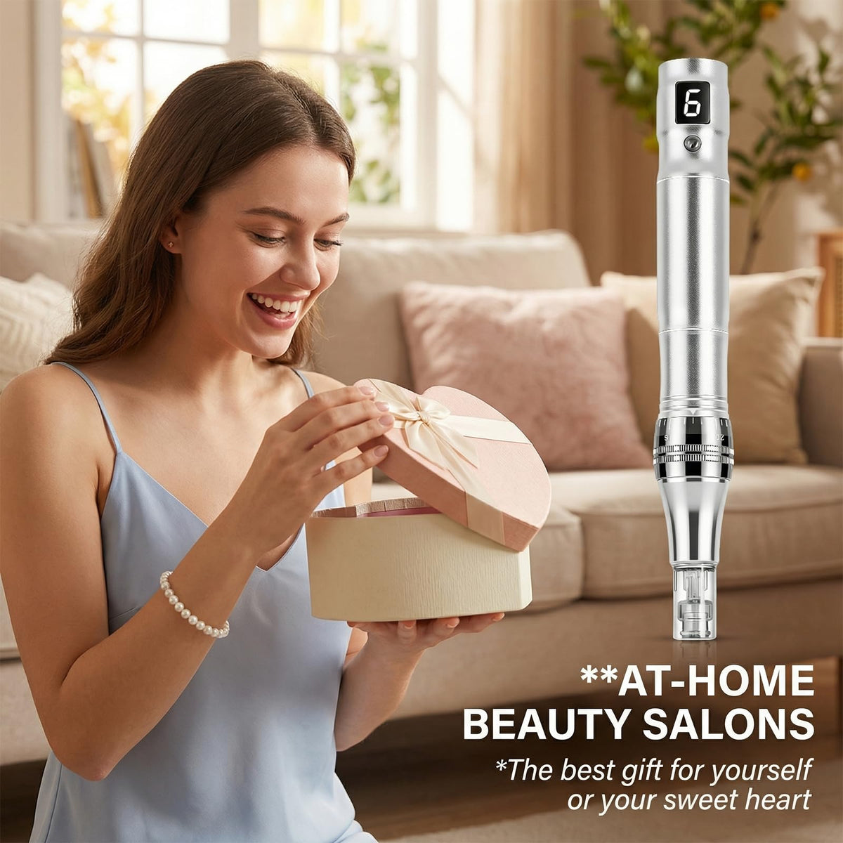 Exfyery Derma Roller charging options for quick versatile power access.