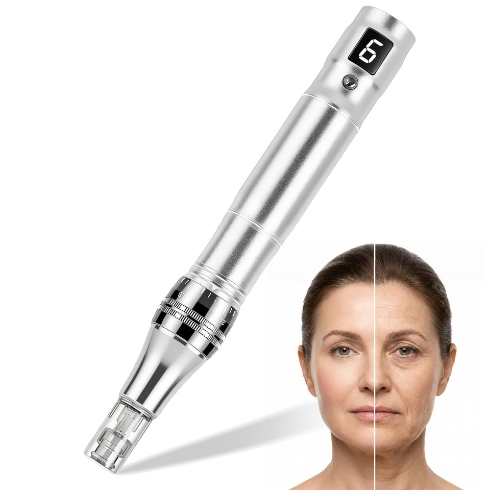 Exfyery Derma Roller compact portable design for convenient at-home skincare.