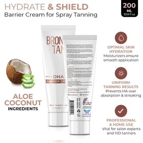 Existing Beauty Bronze Tan Barrier Cream application closeup showing easy glide