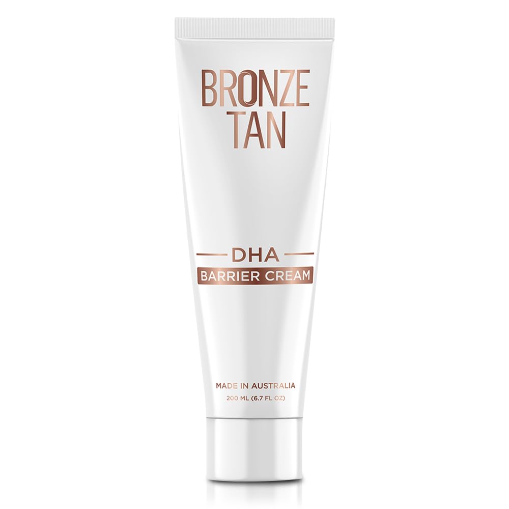 Existing Beauty Bronze Tan Barrier Cream bottle pour for smooth spray tan prep