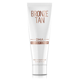 Existing Beauty Bronze Tan Barrier Cream bottle pour for smooth spray tan prep