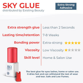 Unblocking pin included with Existing Beauty Sky Glue S+ for easy maintenance