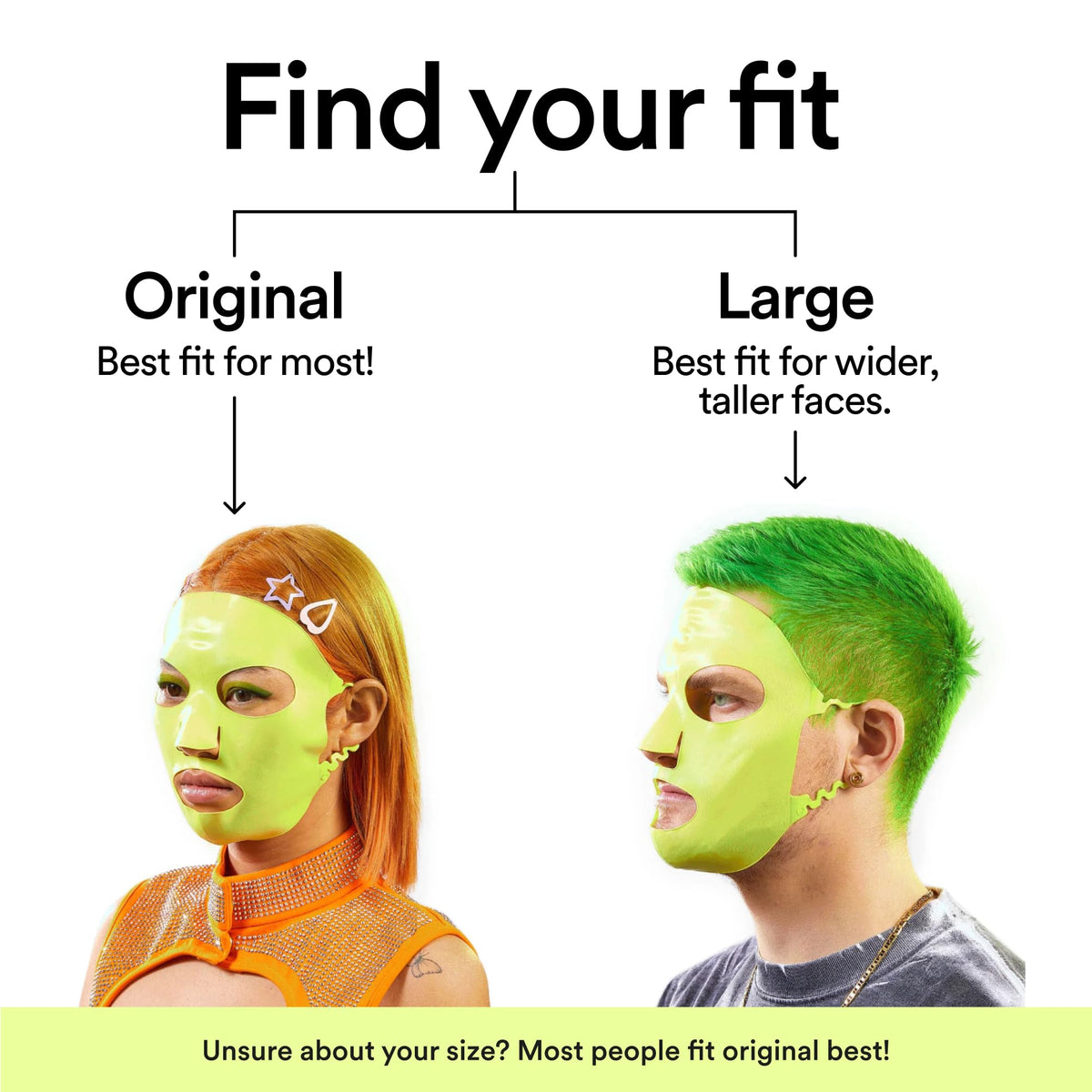 Experiment Avant Guard customizable mask seals in serums and creams