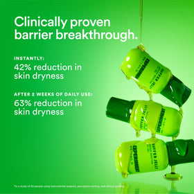 Experiment Buffer Jelly squalane glow captures radiant skin feel.