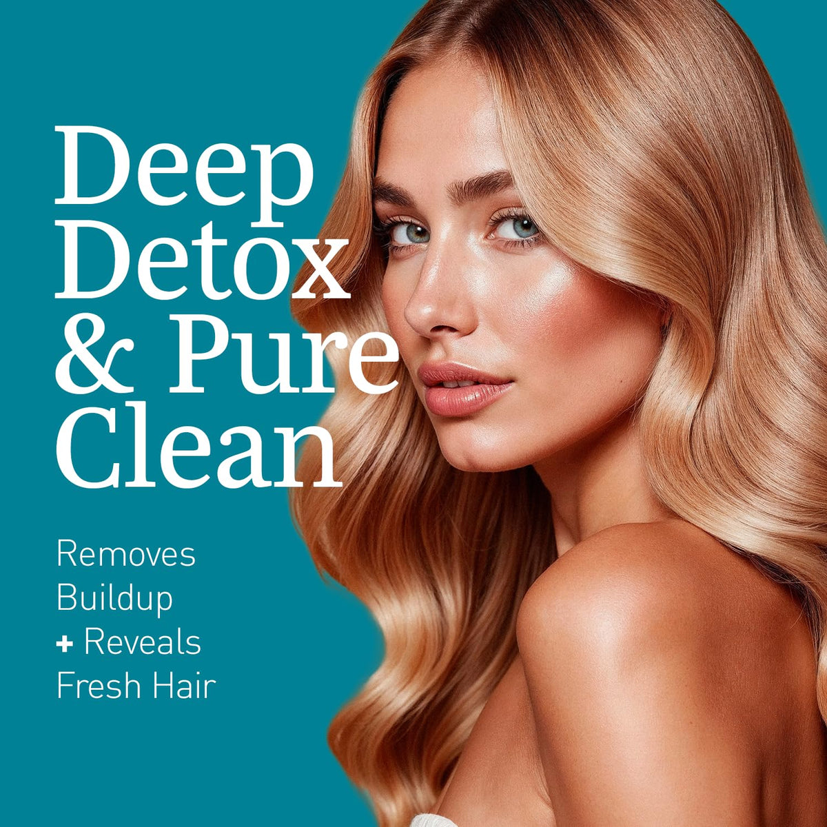 Foam on the hand demonstrates a lightweight, refreshing cleanse by Expert Hair.