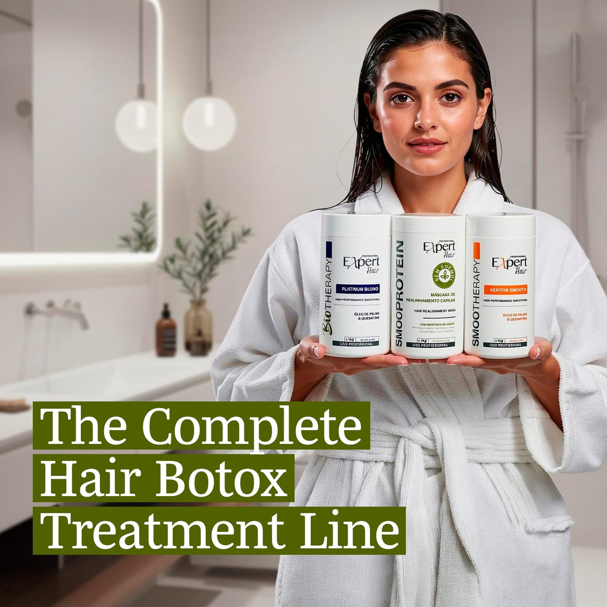 All hair types benefit from Expert Hair Bio Protein Botox Treatment for manageable, glossy results.