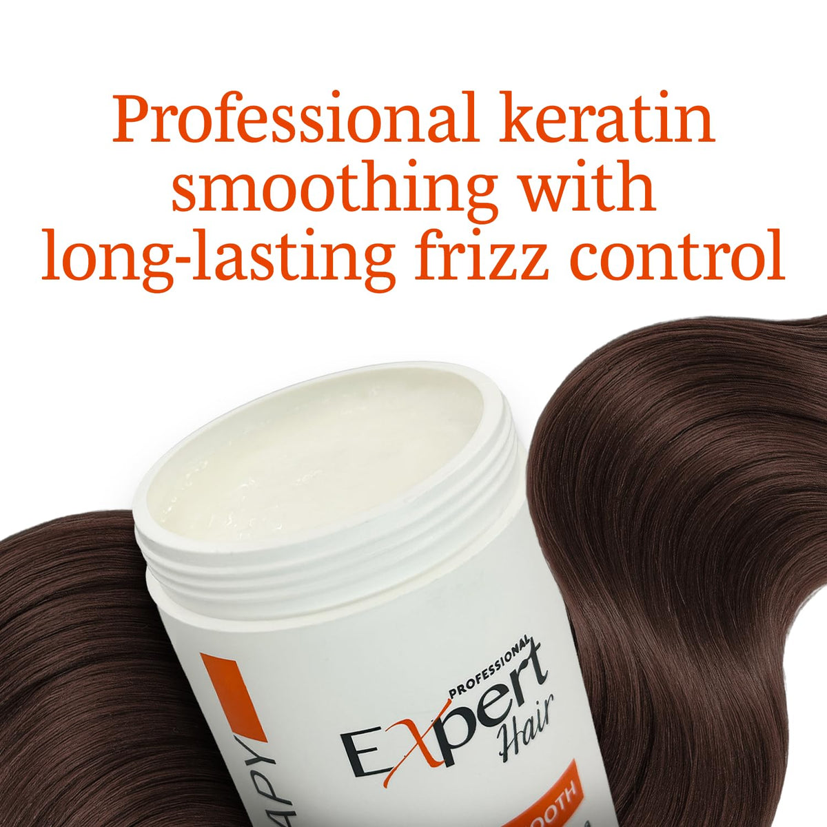 UV shield in Expert Hair Keratin Smooth Botox protects texture from sun exposure.