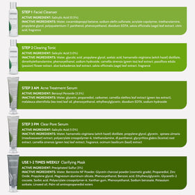 Exposed Skin Care clarifying mask purifies skin and soothes irritation
