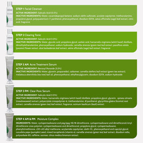 Exposed Skin Care cleansing foam bottle preps skin for treatment.