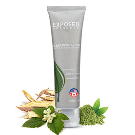 Exposed Skin Care Clear Pore Serum bottle for daily pore care.