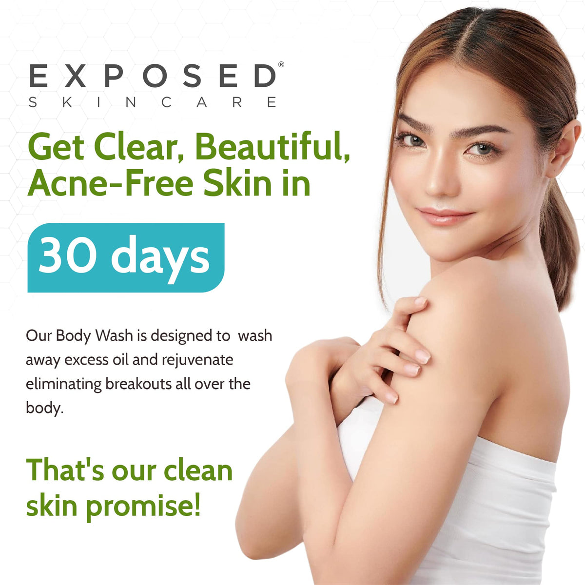 Exposed Skin Care daily routine usage on vanity or in shower