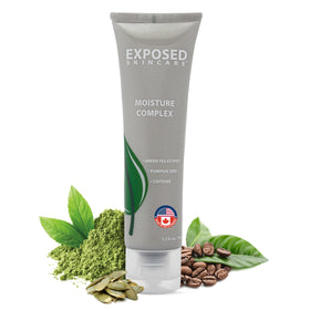 Exposed Skin Care Moisture Complex pump bottle delivers lightweight hydration without clogging pores