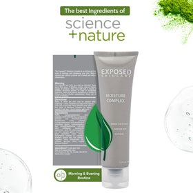 Exposed Skin Care Moisture Complex under makeup for an invisible finish