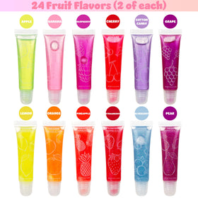 EXPRESSIONS lip gloss set blueberry flavor delivers fruity aroma and easy touch-ups