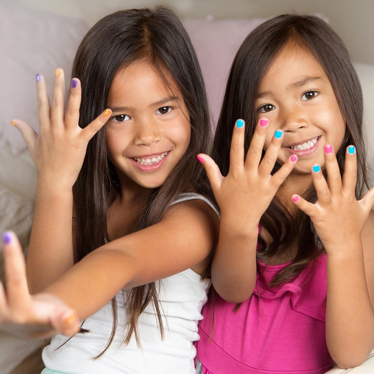 Expressions kid-friendly manicure starter kit arranged for simple, mess-free crafting