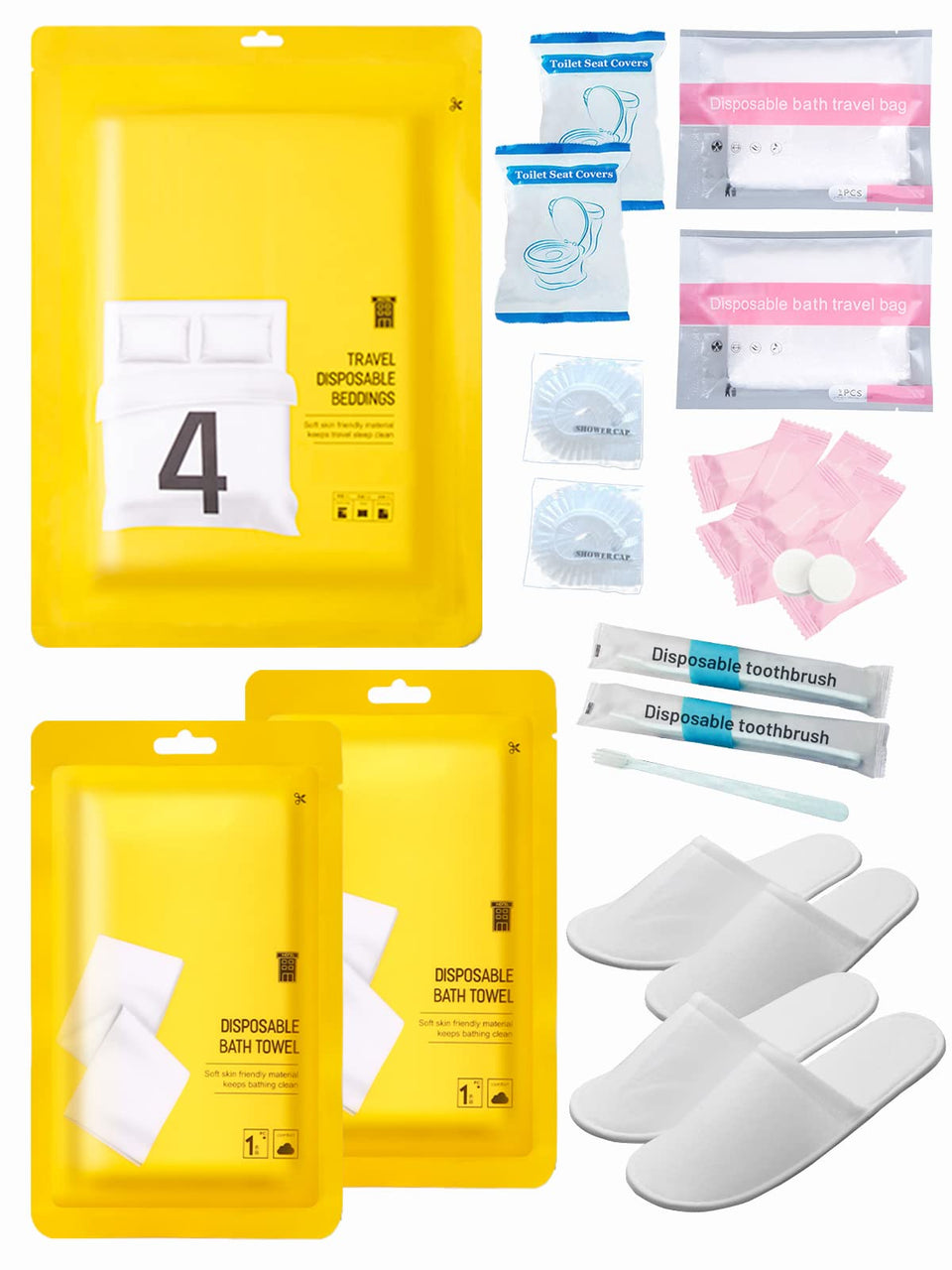 Extguds disposable bed sheet for travel, lightweight and hygienic.