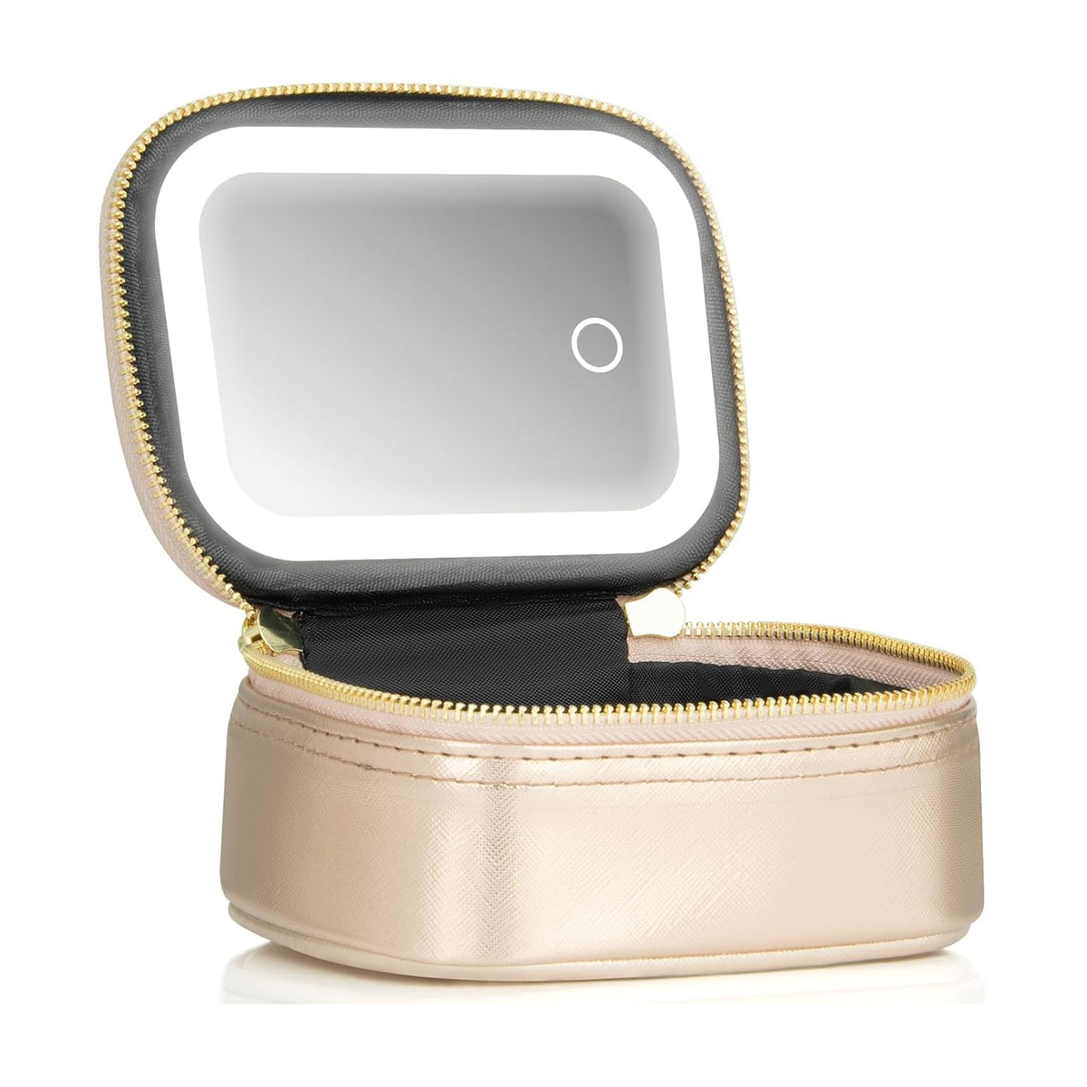 Extrei Gent mini makeup bag with LED mirror and three light modes for on-the-go touch-ups