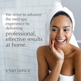 EXUVIANCE 3-in-1 Clarifying Cleanser fragrance-free label signals gentle performance