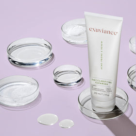 EXUVIANCE 3-in-1 Clarifying Cleanser soothing tea tree oil nourishes skin texture