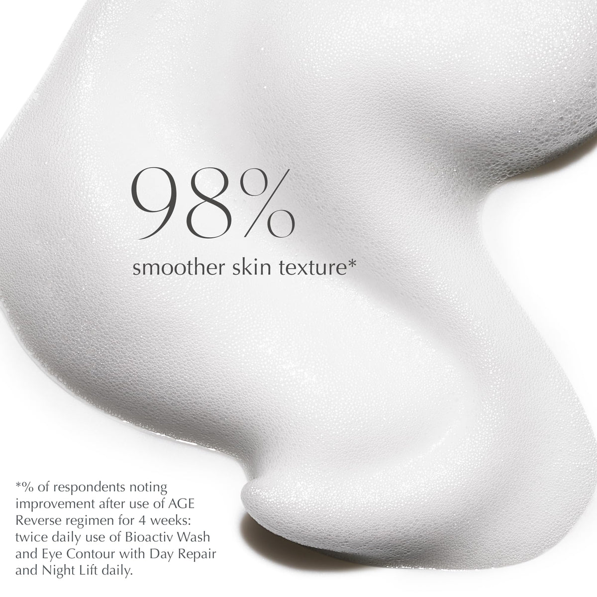 EXUVIANCE Age Reverse with aloe botanical extracts soothes during cleansing.