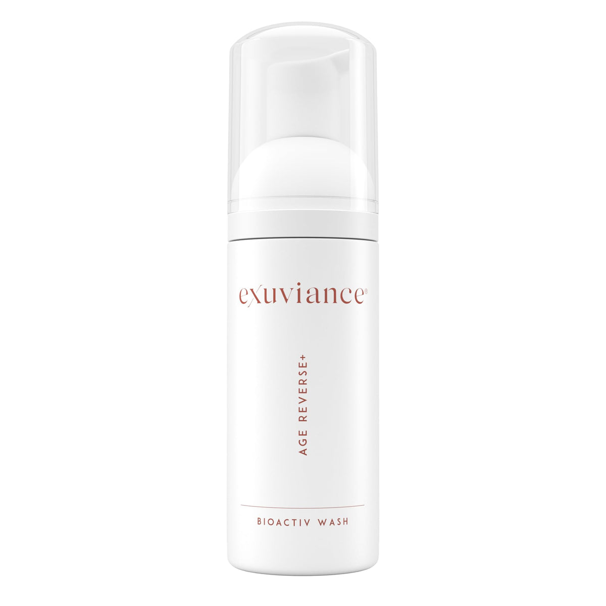 EXUVIANCE Age Reverse foaming cleanser gently exfoliates while removing makeup.
