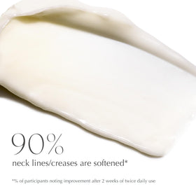 EXUVIANCE Age Reverse neck cream being applied for targeted toning
