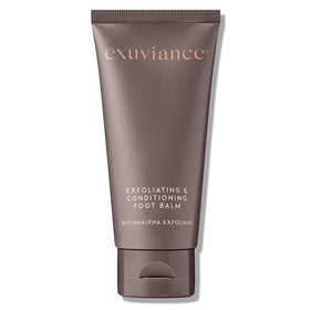 EXUVIANCE foot balm application routine for smoother feet