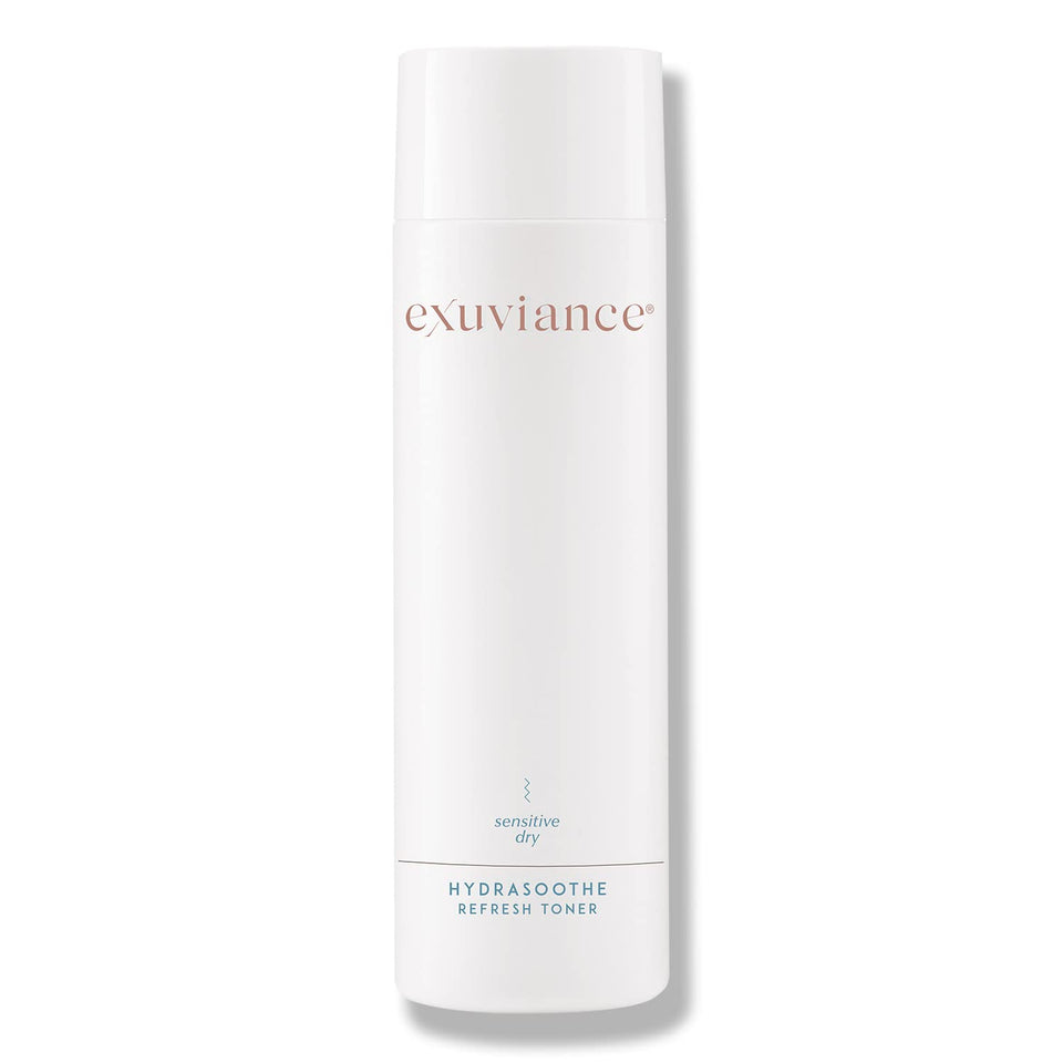 EXUVIANCE HydraSoothe Refresh Toner bottle for gentle hydration of sensitive skin.
