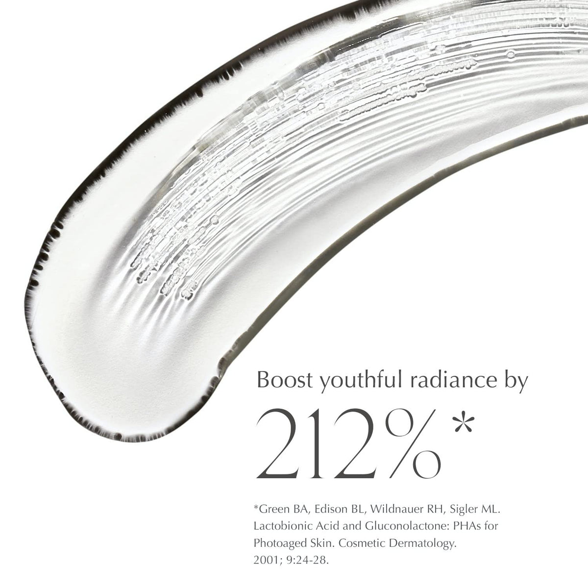 EXUVIANCE Radiance Serum dropper image showing quick, even application for glow.