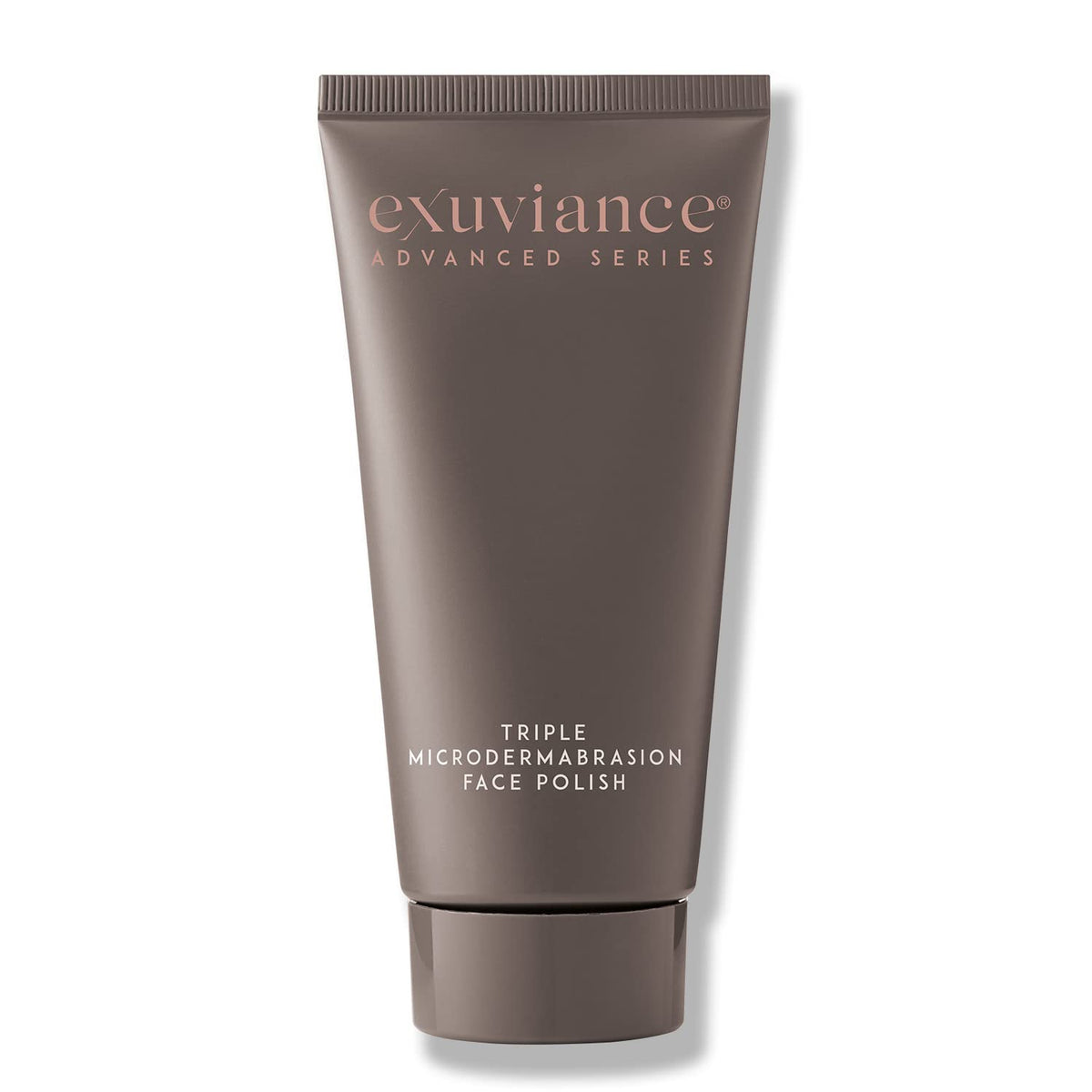 EXUVIANCE triple microdermabrasion polish bottle and crystals for smoother skin texture.