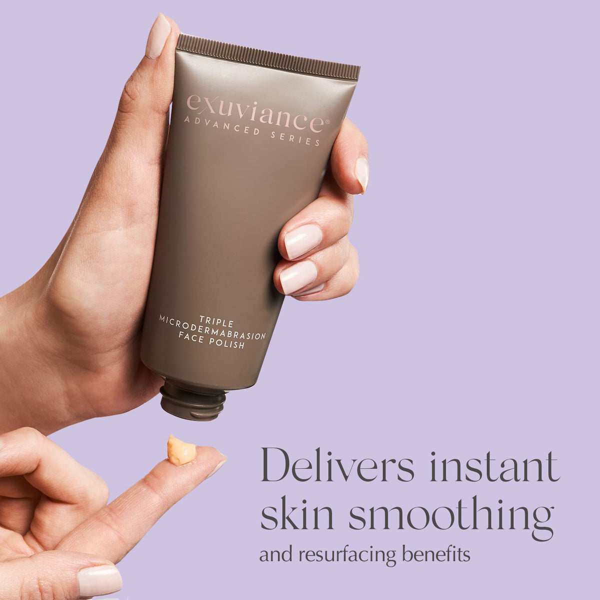 EXUVIANCE packaging showcasing premium exfoliation product for the face.