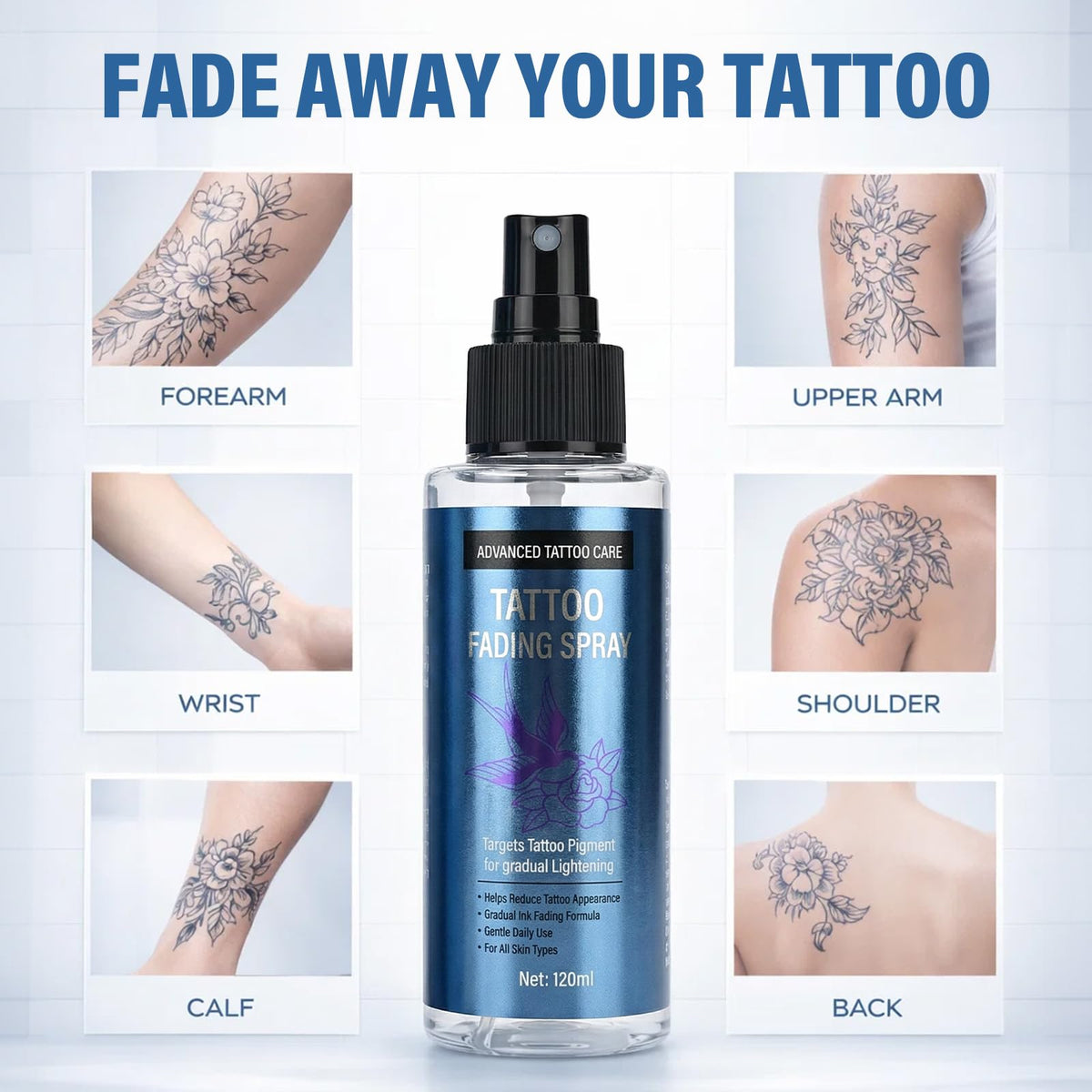EXVITAMIN Tattoo Remover Spray private-use setting with discreet storage.
