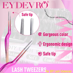 EYDEVRO DIY lash extension steps guide for easy learning