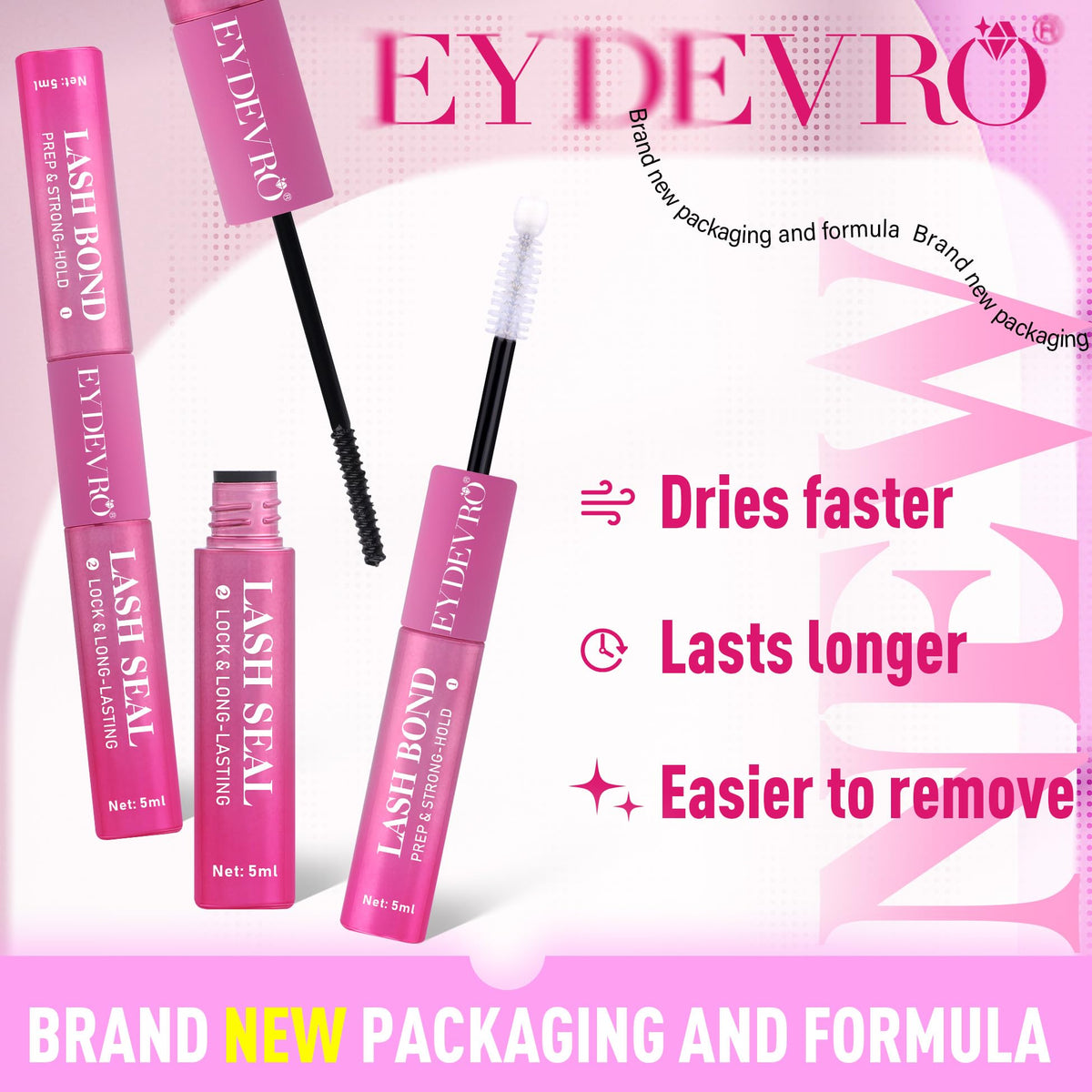 EYDEVRO lash tweezers applicator for precise placement