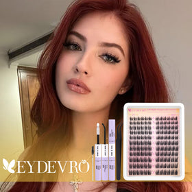 EYDEVRO Manga Lash Clusters Kit easy DIY lash extensions at home