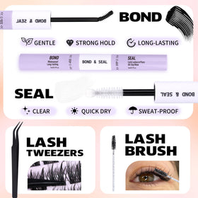 EYDEVRO Manga Lash Clusters Kit handmade with skilled craftsmanship