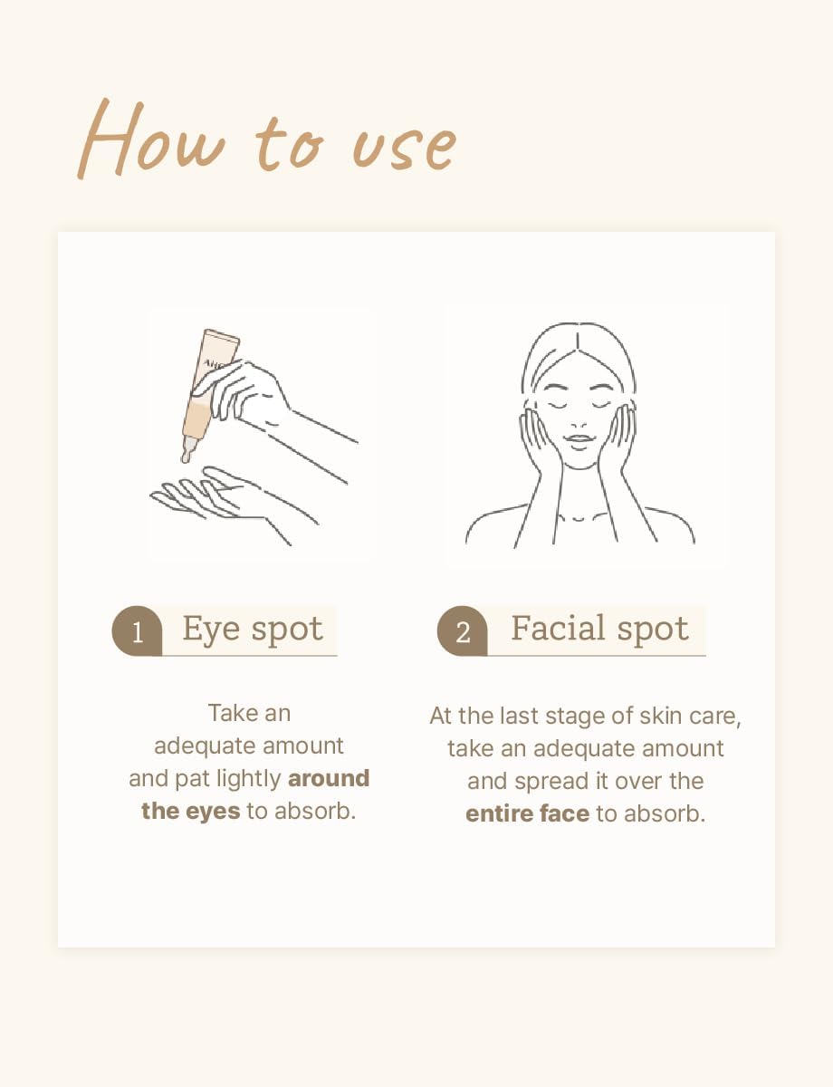 Eye cream application close-up suggesting quick rituals around busy mornings.