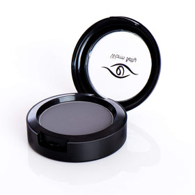 Eye Embrace gray eyebrow powder adds soft natural definition to brows.