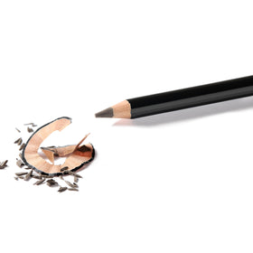 Eye Embrace Isla Classic pencil cap with spoolie for precise grooming and on-the-go sharpening.